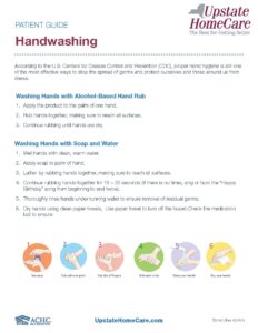 Handwashing Teach Sheet