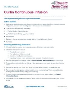 Curlin Continuous Infusion