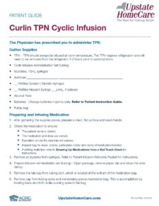 Curlin TPN Cyclic Infusion