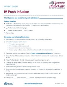 IV Push Infusion