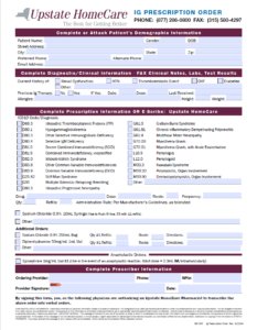 IG Prescription Order
